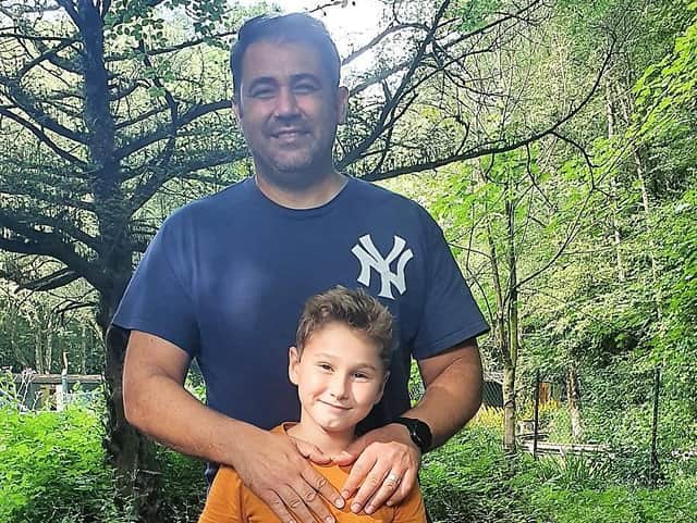 Anthony and Markus Nathanael, from Cyprus, visit the railway