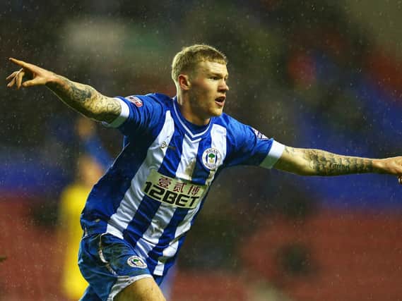 James McClean in his first stint for Wigan Athletic