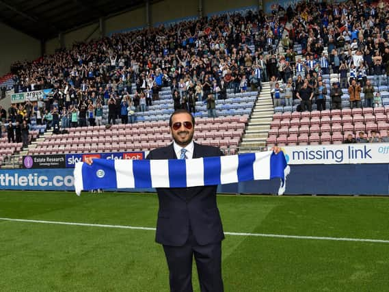 Talal Al Hammad at the DW Stadium on Saturday