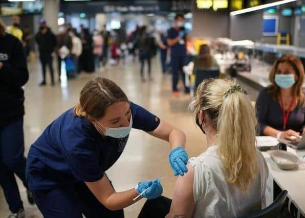 A vaccination centre