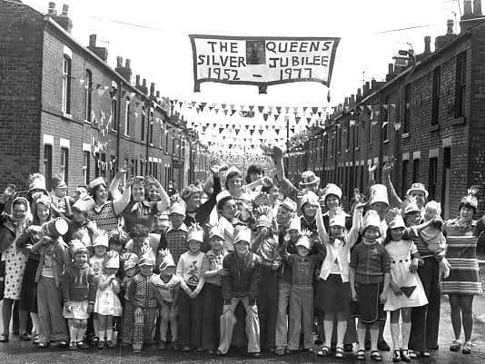 Wiganers hold a street party to celebrate the Queen’s Silver Jubilee in 1977