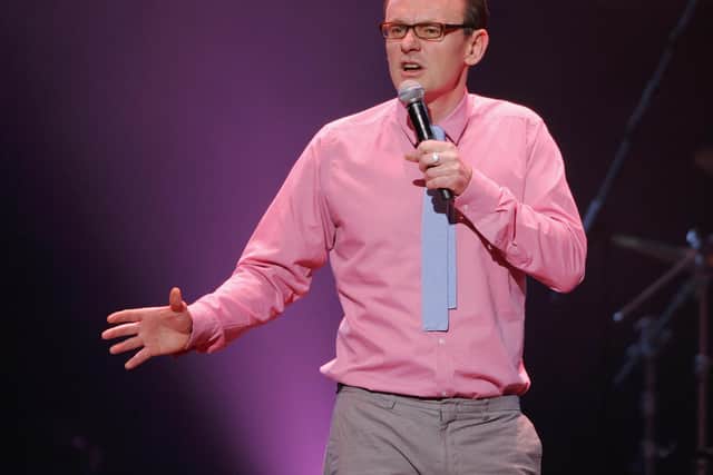 Comedian Sean Lock performs live on stage during the sixth and final night of a series of concerts and events in aid of Teenage Cancer Trust organised by charity Patron Roger Daltrey at The Royal Albert Hall on March 29, 2009 in London, England.