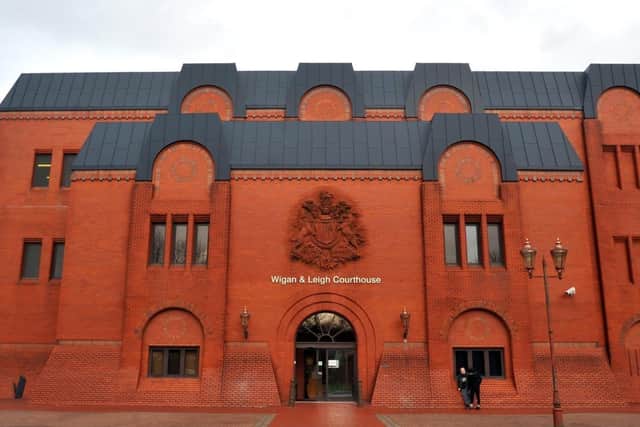 The men appeared in the dock at Wigan and Leigh Magistrates' Court