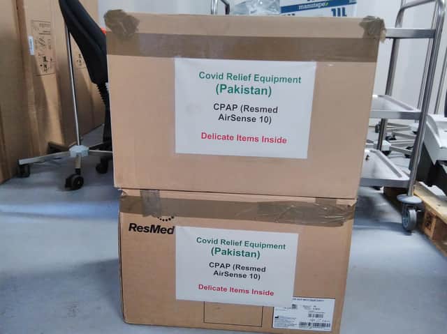 Devices on their way to Pakistan