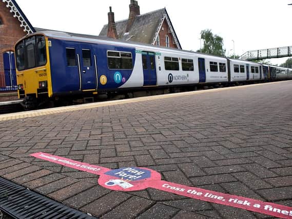 A warning to railway fare evaders from Northern