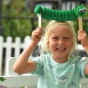 Believe In Storytelling at Believe Square - Lola with her catapillar
