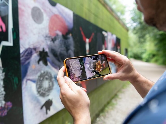 Artwork has been positioned across Wigan and Leigh
