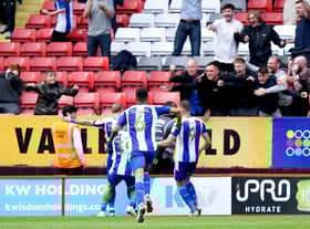 Scenes after Latics snatched victory