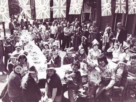 A flashback to one of the thousands of street parties held around Britain in 1977
