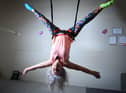 Studio owner Linda Brennan on the bungee
