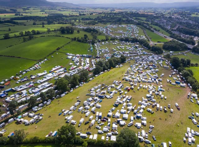 Travellers gather at this year's Appleby Horse Fair