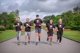 Ben McNamara, Paul Bateman, Dave King, Councillor Lawrence Hunt and Maureen Holcroft