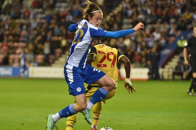 Thelo Aasgaard in action against Bolton