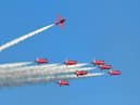 The Red Arrows will be in Blackpool on Saturday