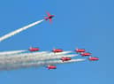 The Red Arrows will be in Blackpool on Saturday