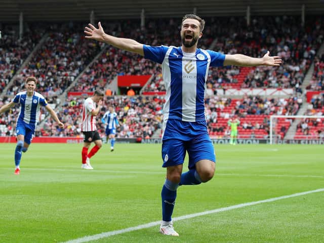 Gwion Edwards scores at Sunderland on the opening day