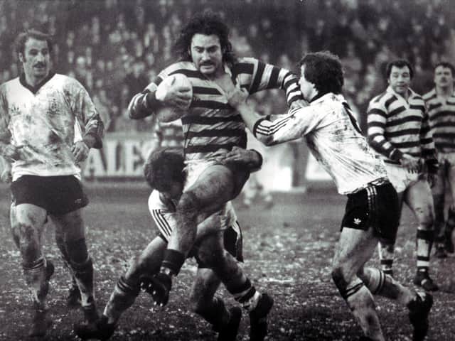 Danny Campbell playing for Wigan