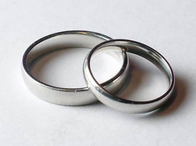 Office for National Statistics data show 715 opposite sex couples tied the knot locally in 2018