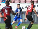 James McClean in action against Portsmouth
