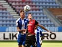 Tom Naylor in action during Saturday's clash against Portsmouth