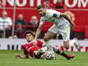 Daniel James, in action AGAINST Leeds, looks to be heading to Elland Road