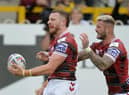 Jackson Hastings and Zak Hardaker celebrate