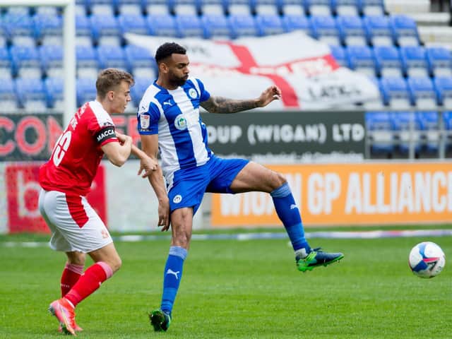 Curtis Tilt during his loan spell with Latics last term