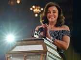 The Queen of Latin and Strictly Come Dancing head judge Shirley Ballas, who found success in Blackpool as a young dancer in the '80s, flicked the switch on the Illuminations on the evening of Friday, September 3, 2021 inside the Tower Ballroom (Picture: Darren Nelson)