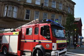 Fire crews were called to Library Street this afternoon