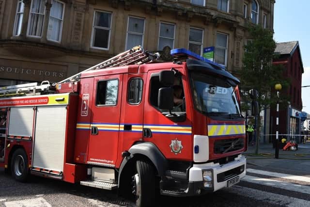 Fire crews were called to Library Street this afternoon
