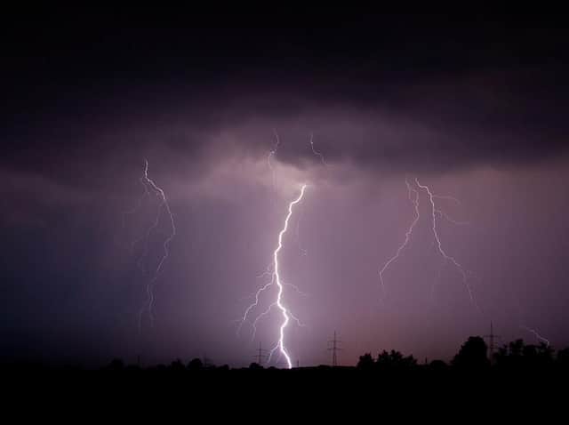 Thunderstorms and heavy showers are set to roll in across Lancashire.