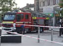The fire started on Tuesday afternoon