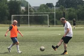 Walking football is available for over-50s
