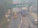 National Highways have confirmed lane closures will remain in place on the M6 as emergency repairs are made to a railway bridge.