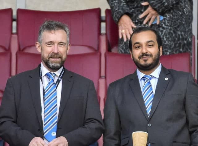 Mal Brannigan with Talal Al Hammad