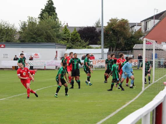 Ashton Town in action (Pic: Gordon 'Snap' Johnson)