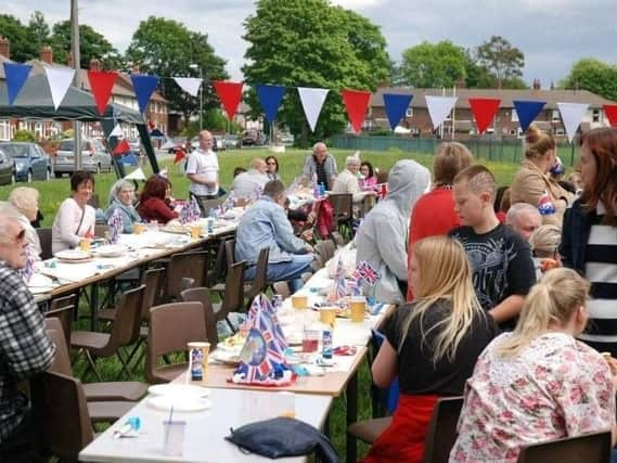 The open land on York Street being put to community use