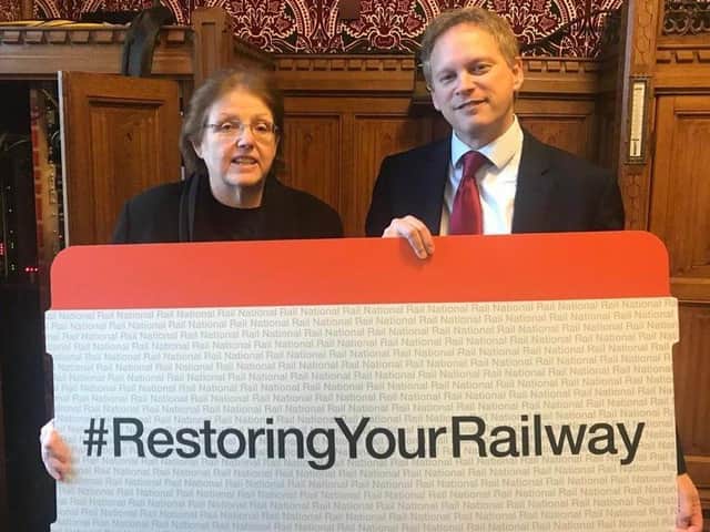 Rosie Cooper and Grant Shapps