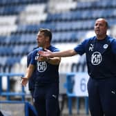 Paul Cook and Leam Richardson during their Latics days