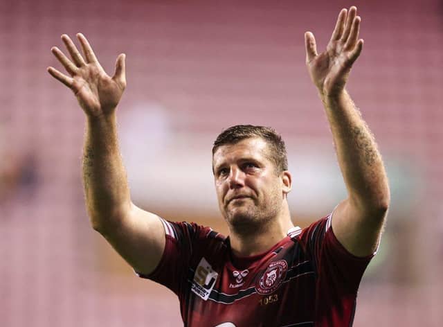 Tony Clubb after last night's game