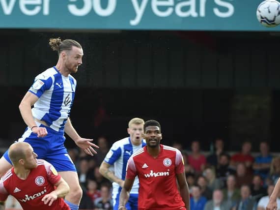 Will Keane heads Latics in front at Accrington