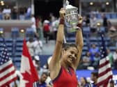 Emma Raducanu after winning the US Open