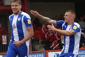 Max Power congratulates two-goal hero Charlie Wyke
