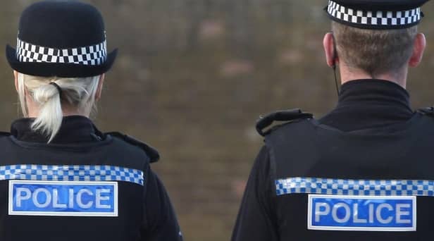 Police search