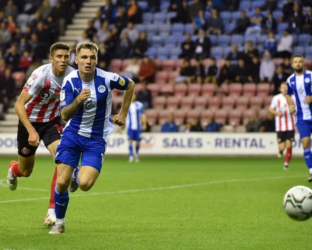 Jason Kerr made his Latics debut against Sunderland