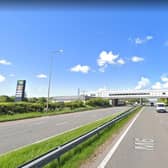 A woman has died after a crash at Charnock Richard Services on the M6 this morning (Wednesday, September 22). Pic: Google