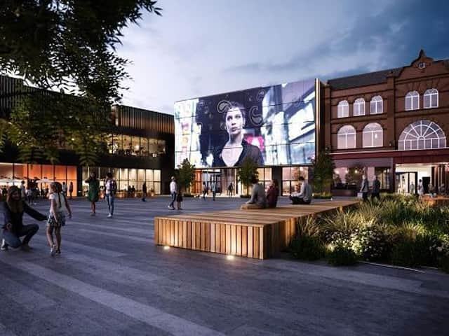 An artist’s impression of Wigan town centre redevelopment plans