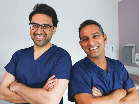 Dr Adil and Dr Dev from the show