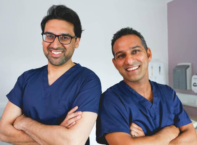 Dr Adil and Dr Dev from the show
