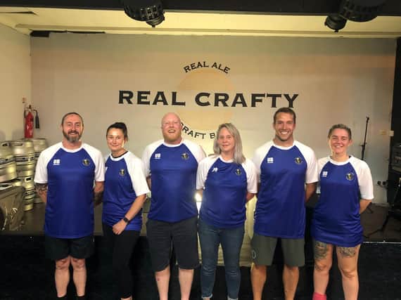 Regulars at Real Crafty are taking on a triathlon with a twist